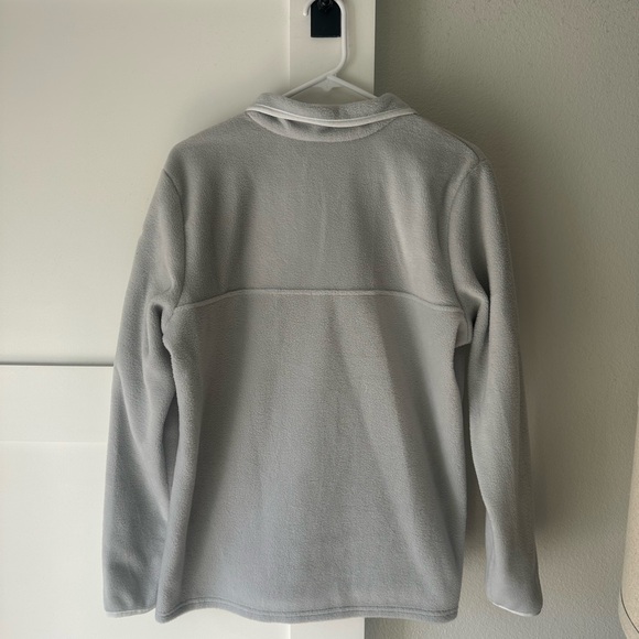 Columbia Light Gray Fleece Pullover with McDonald's Racing Patch - Picture 2 of 5